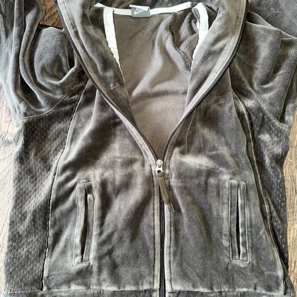 Nike Womens Viva Velour Soft Track Jacket Size Medium Full Zip - Picture 3 of 11